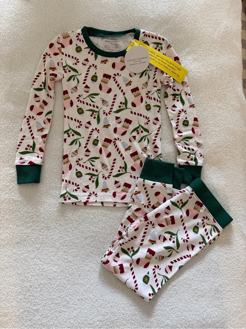 NWT! Dreamland Baby Kids Holiday Pajamas